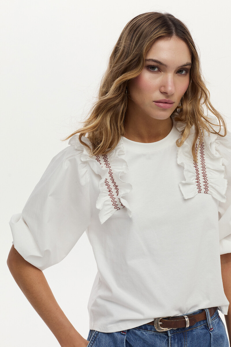Blusa Tunez - Blanco 