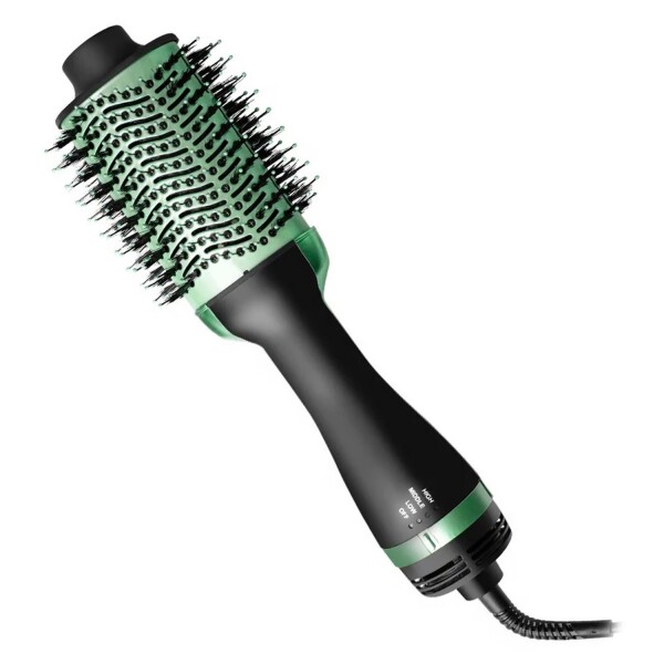 Cepillo Alisador Secador Modelador AntiFrizz Brushing 2000w Variante Color Verde