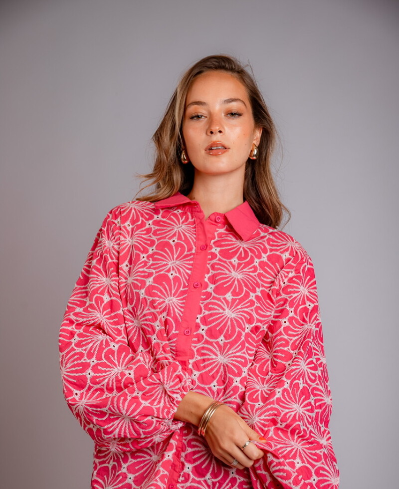 Camisa Francia fucsia