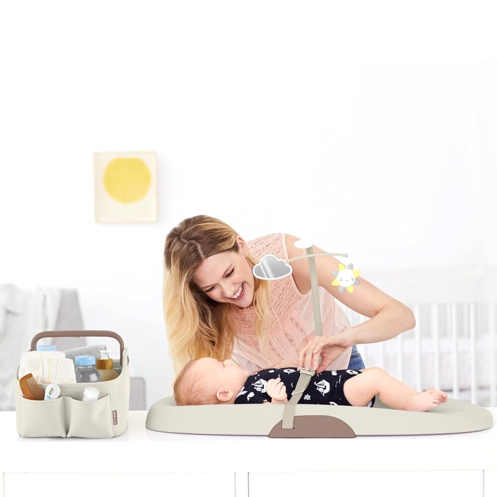 Organizador de pañales con luz skip hop Caddy beige