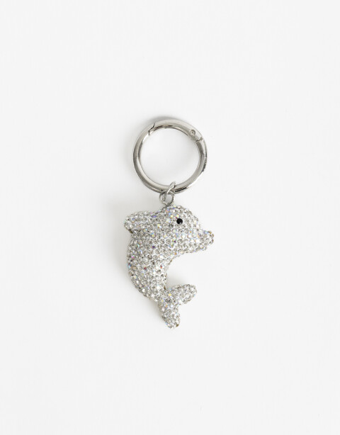 Llavero Strass Llavero Strass Delfin - Plateado