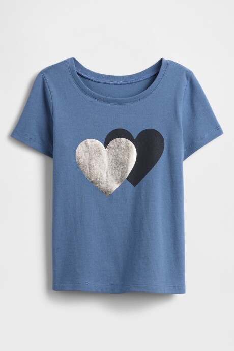 Remera Gráfico Toddler Niña Cornflower829