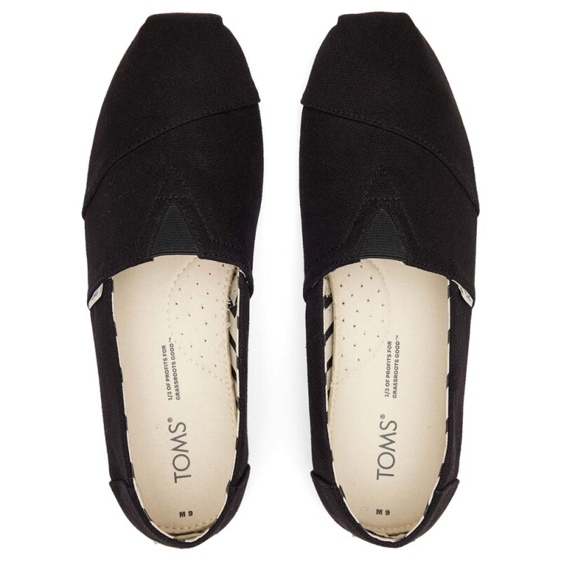 Alpargatas Blk Rec Cttn Can Mn Alpr Esp Hombre Black