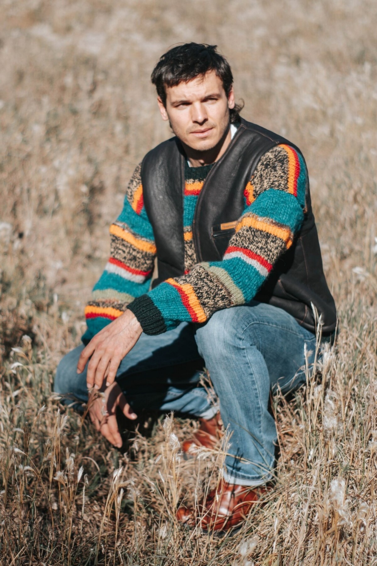 Working Vest Men Chocolate