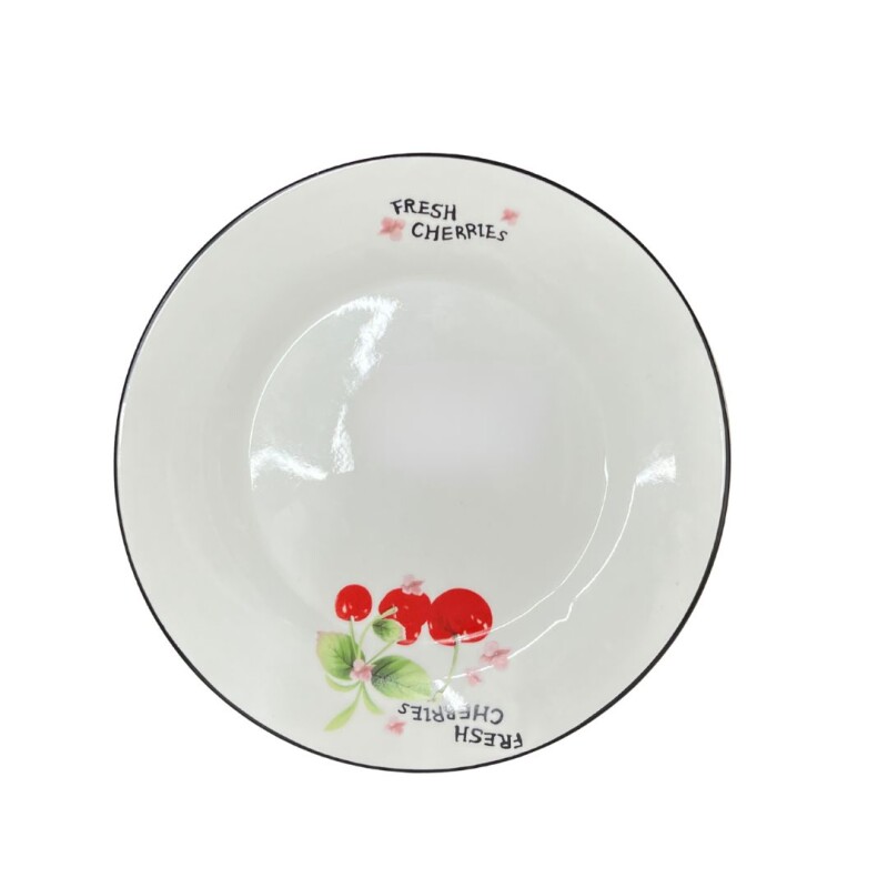 PLATO PLAYO PARA POSTRE DE PORCELANA • 15cm PLATO PLAYO PARA POSTRE DE PORCELANA • 15cm