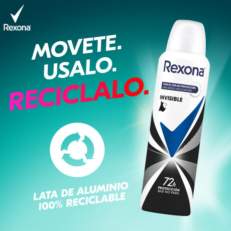 Desodorante Rexona Aerosol Invisible 150ml Desodorante Rexona Aerosol Invisible 150ml