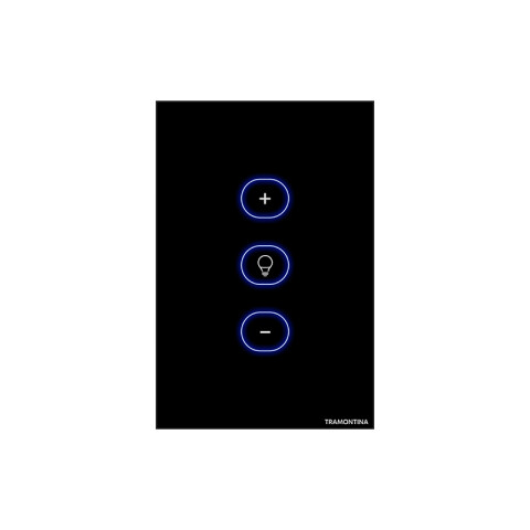 Dimmer inteligente WIFI touch negro TE3916