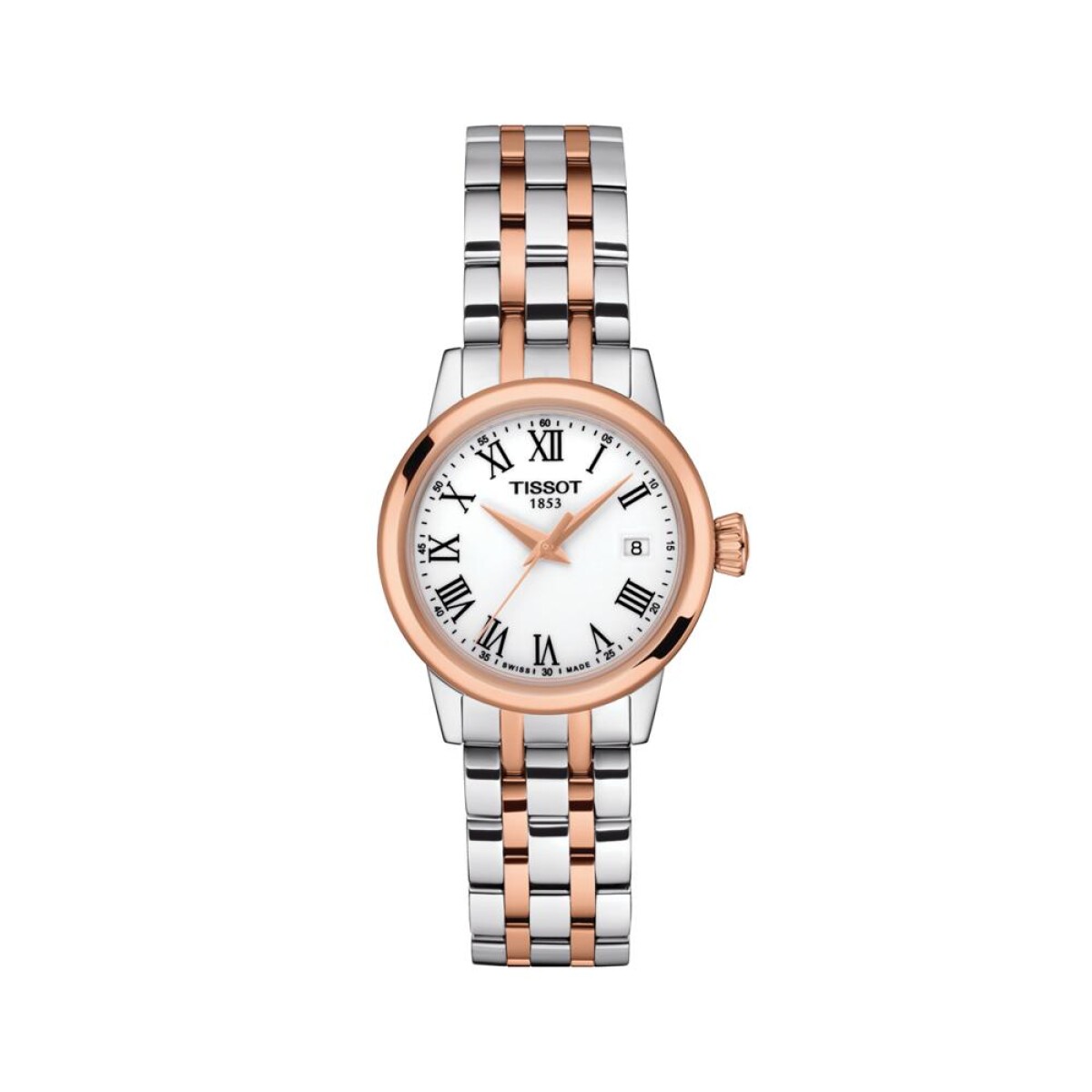 Reloj Tissot Classic Dream Lady T1292102201300 Acero Bicolor Para Mujer 