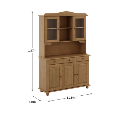 FINESTRA- CRISTALERO 5 PUERTAS 3 CAJONES 8925FN FINESTRA- CRISTALERO 5 PUERTAS 3 CAJONES 8925FN