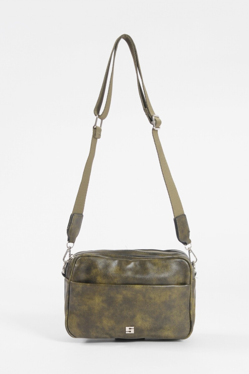 Bandolera pequeña dos piezas verde