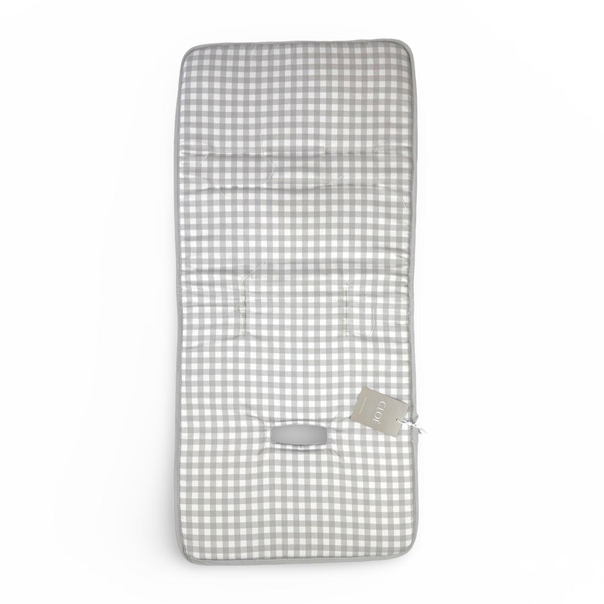 Colchoncito protector de coche - Vichy Gris 