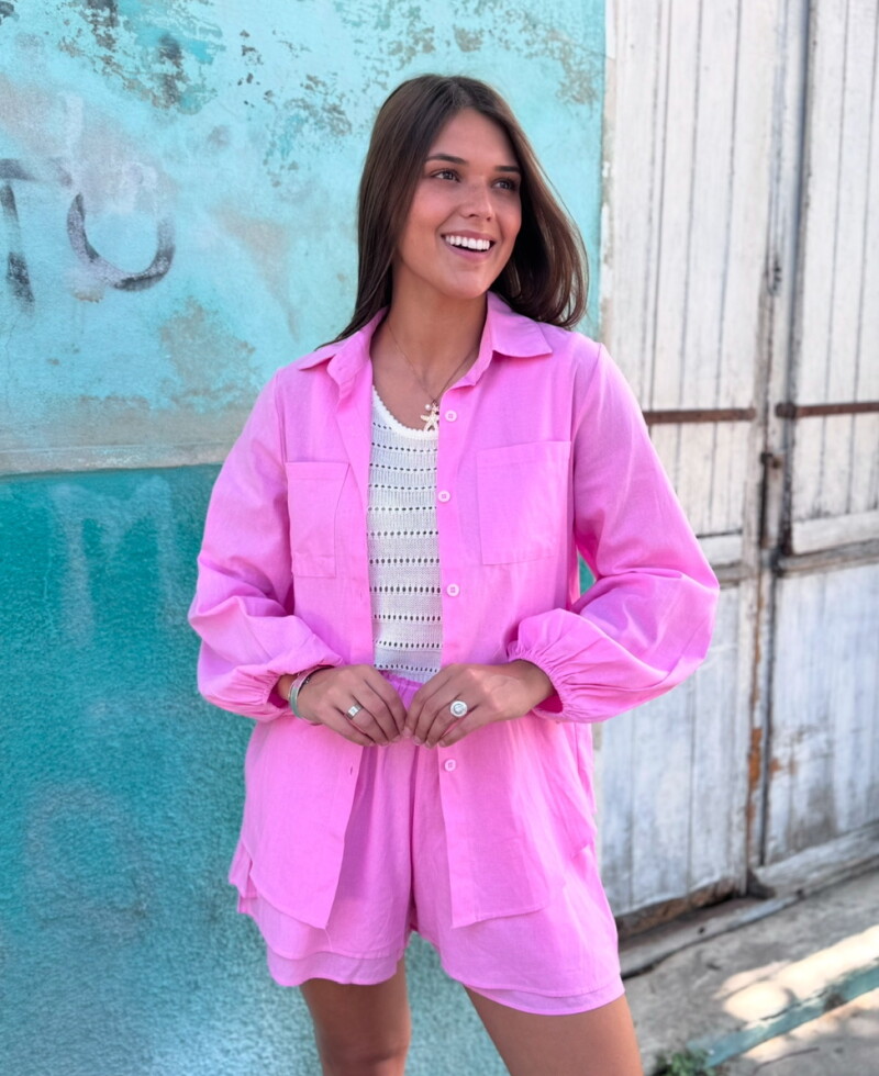 Conjunto Serena rosa