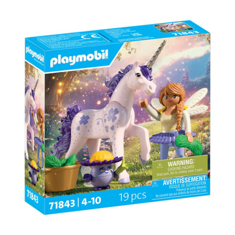 Unicornio Y Hada En El Bosque Playmobil 19 Piezas