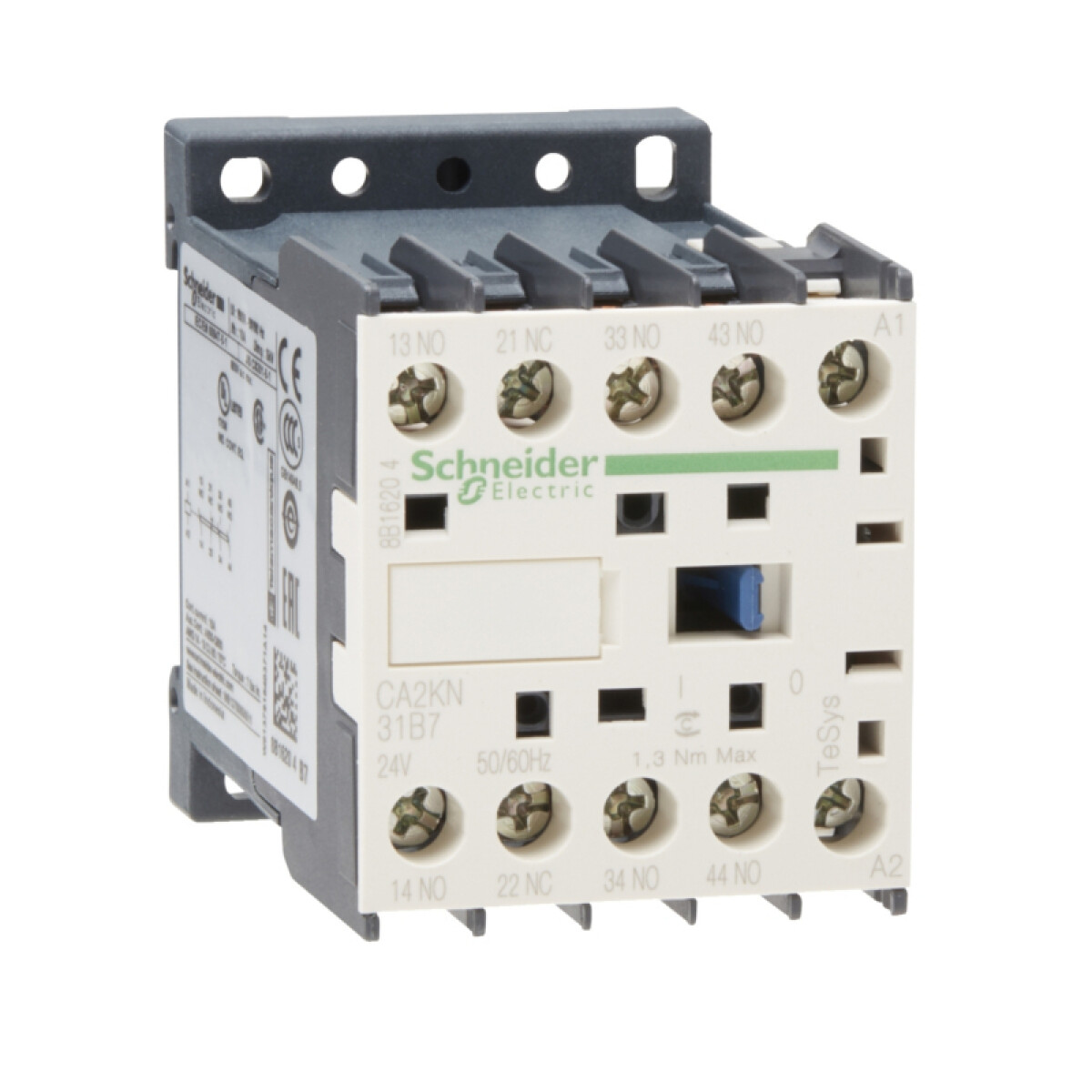 Minicontactor auxiliar 3NA + 1NC 24Vac - TL1222 