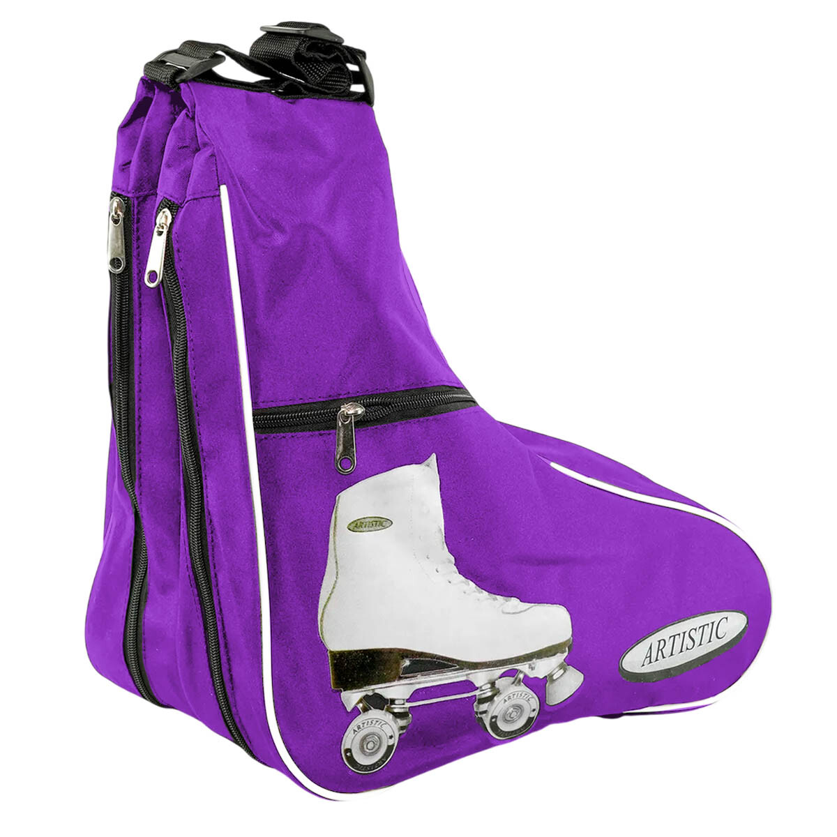 Patineras Bolso Alforja Excelente Calidad P/ Patin - Violeta 