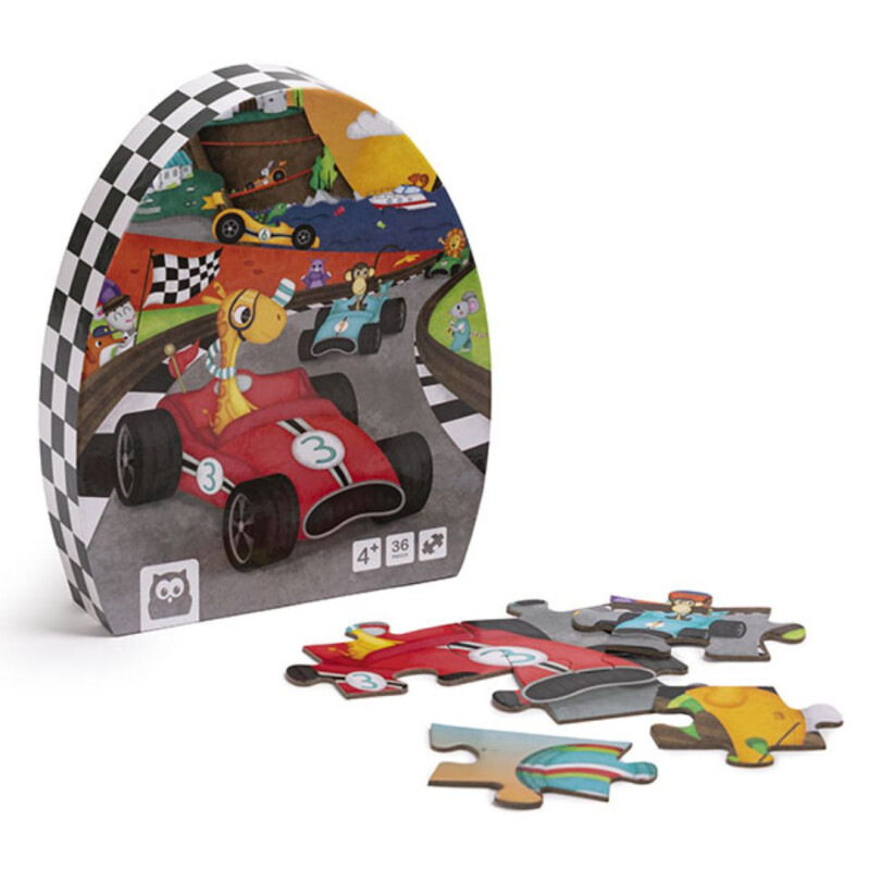 Puzzle 36 Pzas Eureka Carreras