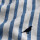 Camisa Lino Short Collar Rayas Azul Riviera