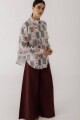 PRE VENTA Camisa Onda Print Ludika PRE VENTA Blanco