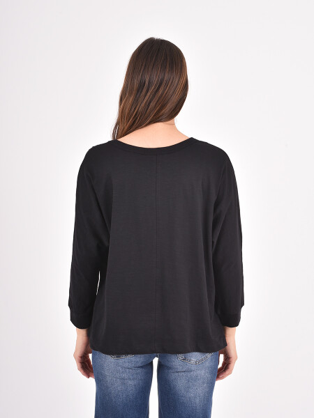REMERA SANTOU NEGRO