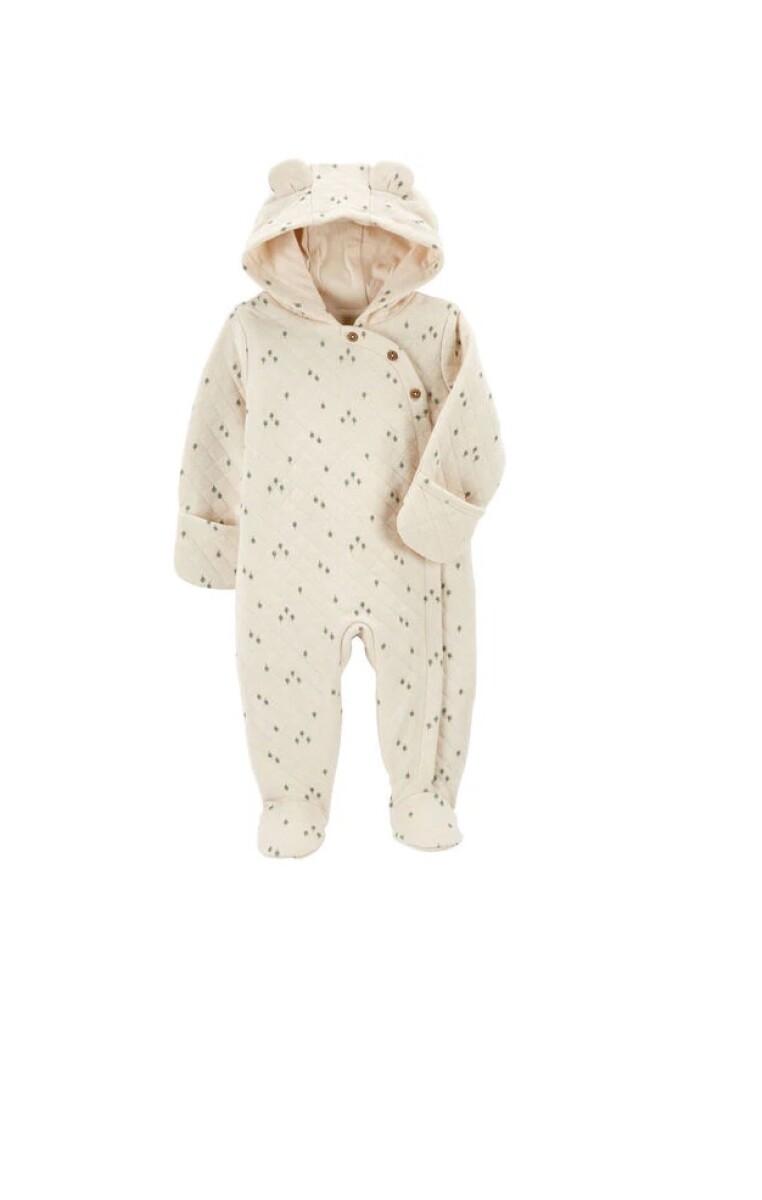 Enteritos Carters Algodón forrado de abrigo con pie 3M - Tree Beige 