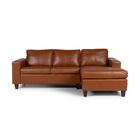 Rinconera Royale - Cuero Básico - Chaise Derecho 457 (Brandy)
