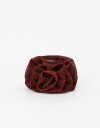 Broche Flores Broche Con Maxi Aplique - Rojo Metalizado