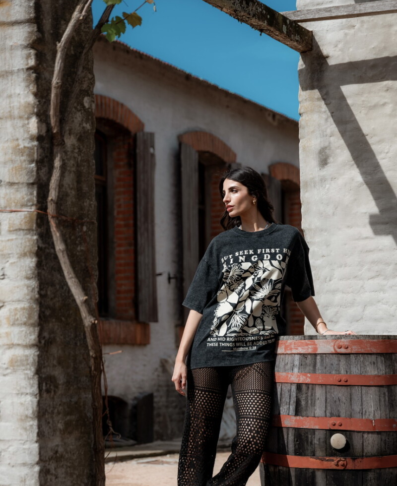 Pantalón calado negro