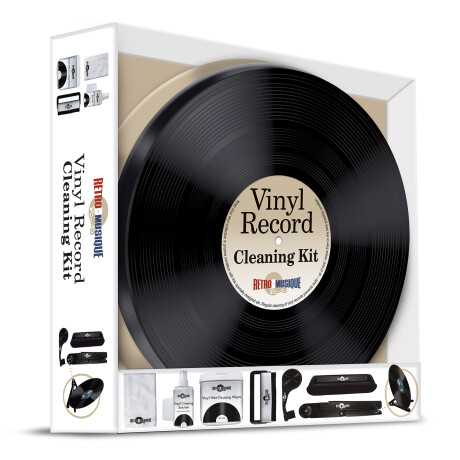 Retro Musique - Kit de Limpieza para Discos de Vinilo KXRM07. 001