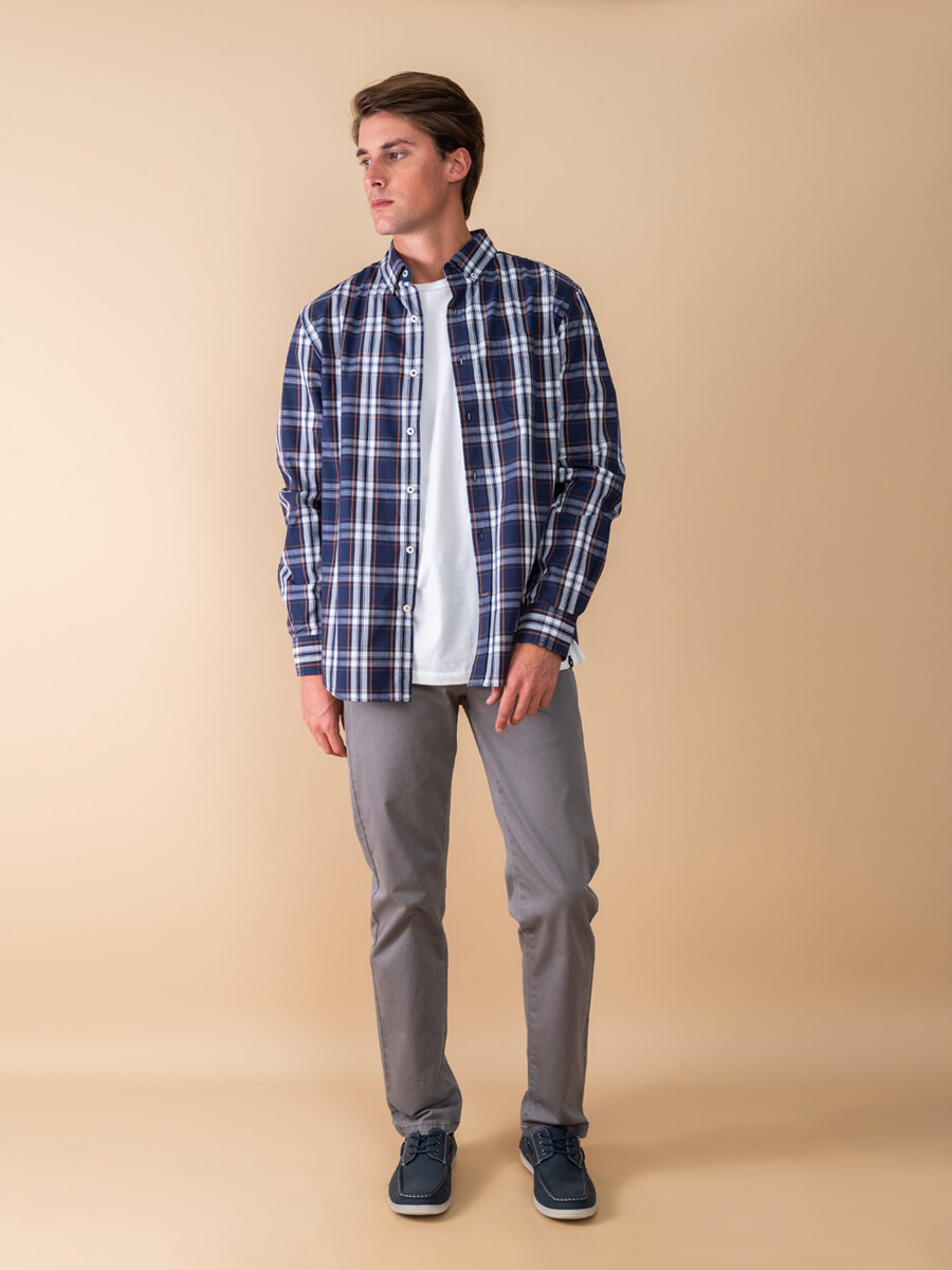Pantalón chino - Gris 