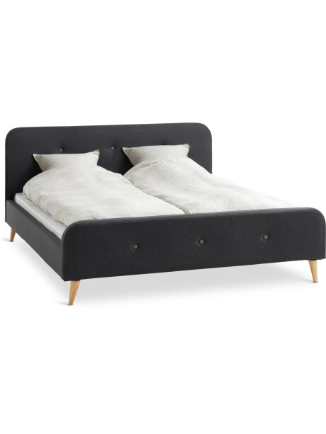 Estructura cama KONGSBERG 140x200 gris Estructura cama KONGSBERG 140x200 gris
