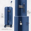 Set x3 Valijas Zenit Milan Azul