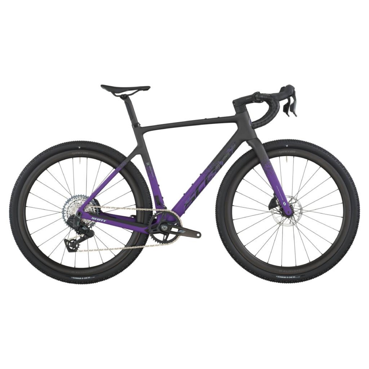 Addict Gravel 20 - Negro/violeta 