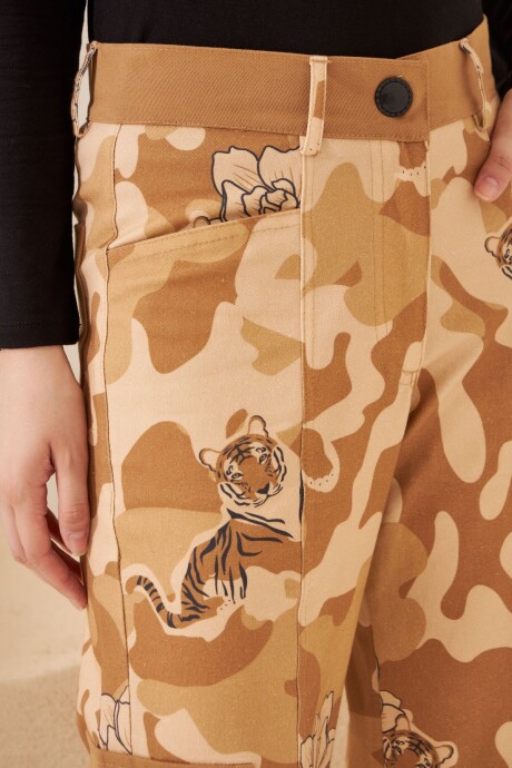 PANTALON CAMOUFLAGE CAMEL PANTALON CAMOUFLAGE CAMEL