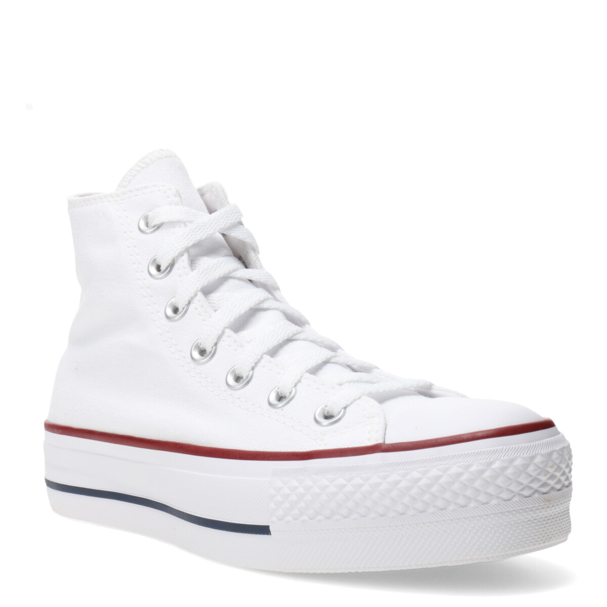 Championes Unisex Converse Chuck Taylor All Star Lift - Blanco - Rojo - Azul 