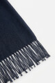 Pashmina 100% Lino azul marino