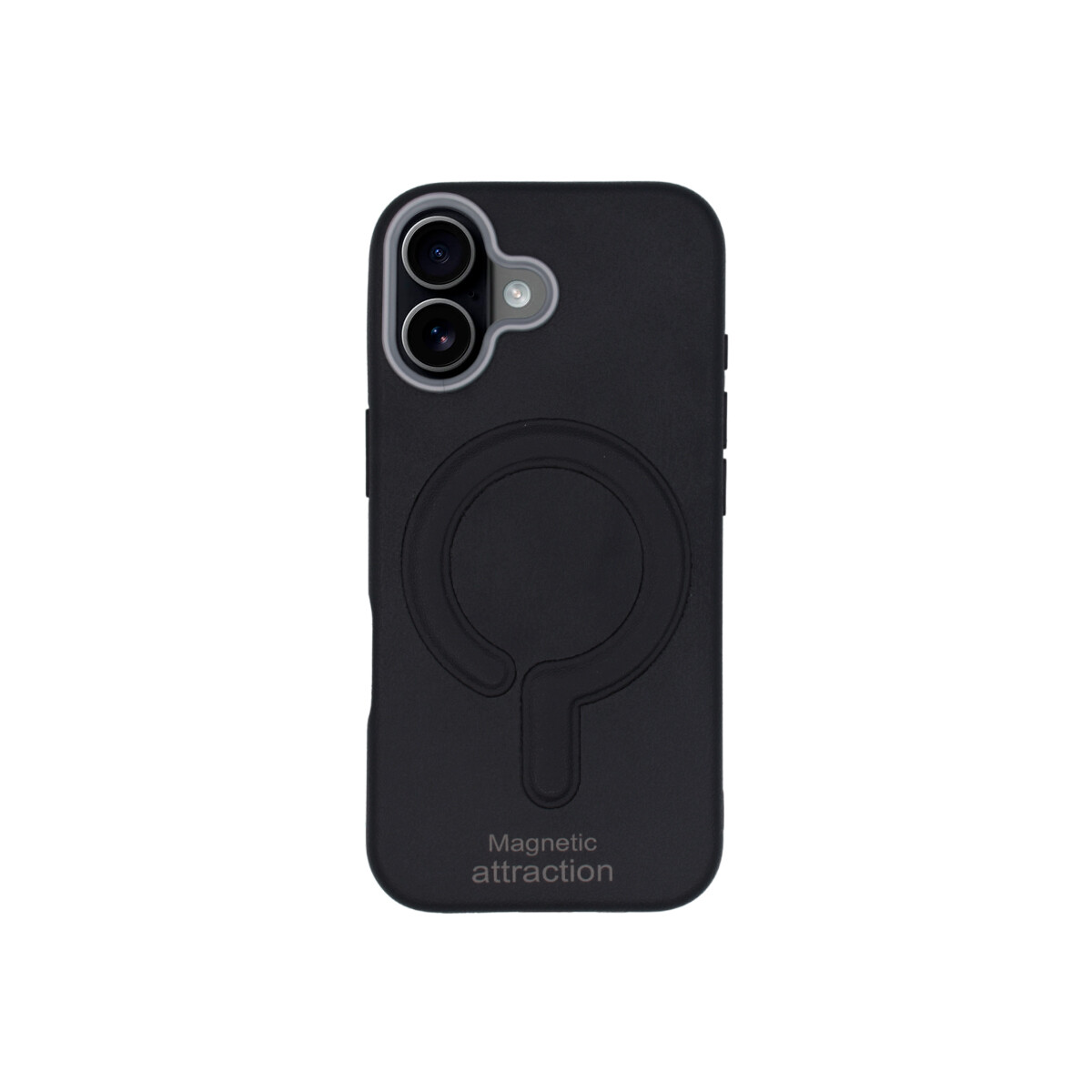 Protector para iPhone 17 texturada color negro 
