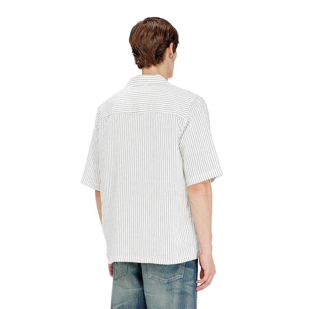 Camisa Para Hombre S-Mac-Efbv Blanco/Gris