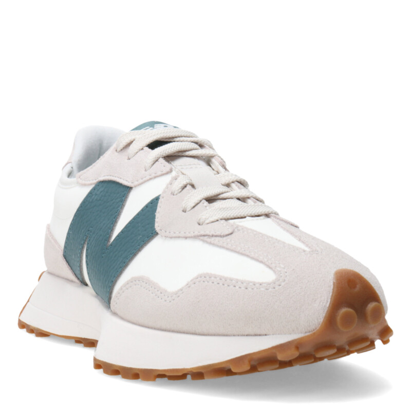 Championes de mujer New Balance 327 Blanco - Gris - Verde