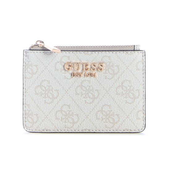 Billetera Guess Laurel II Blanco Logo 0
