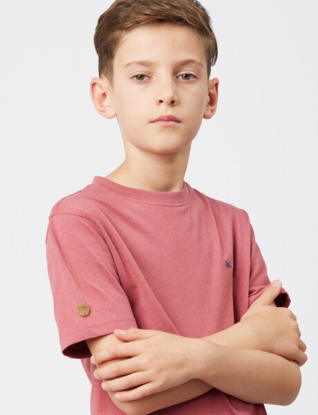 REMERA BÁSICA DE ALGODÓN Ladrillo