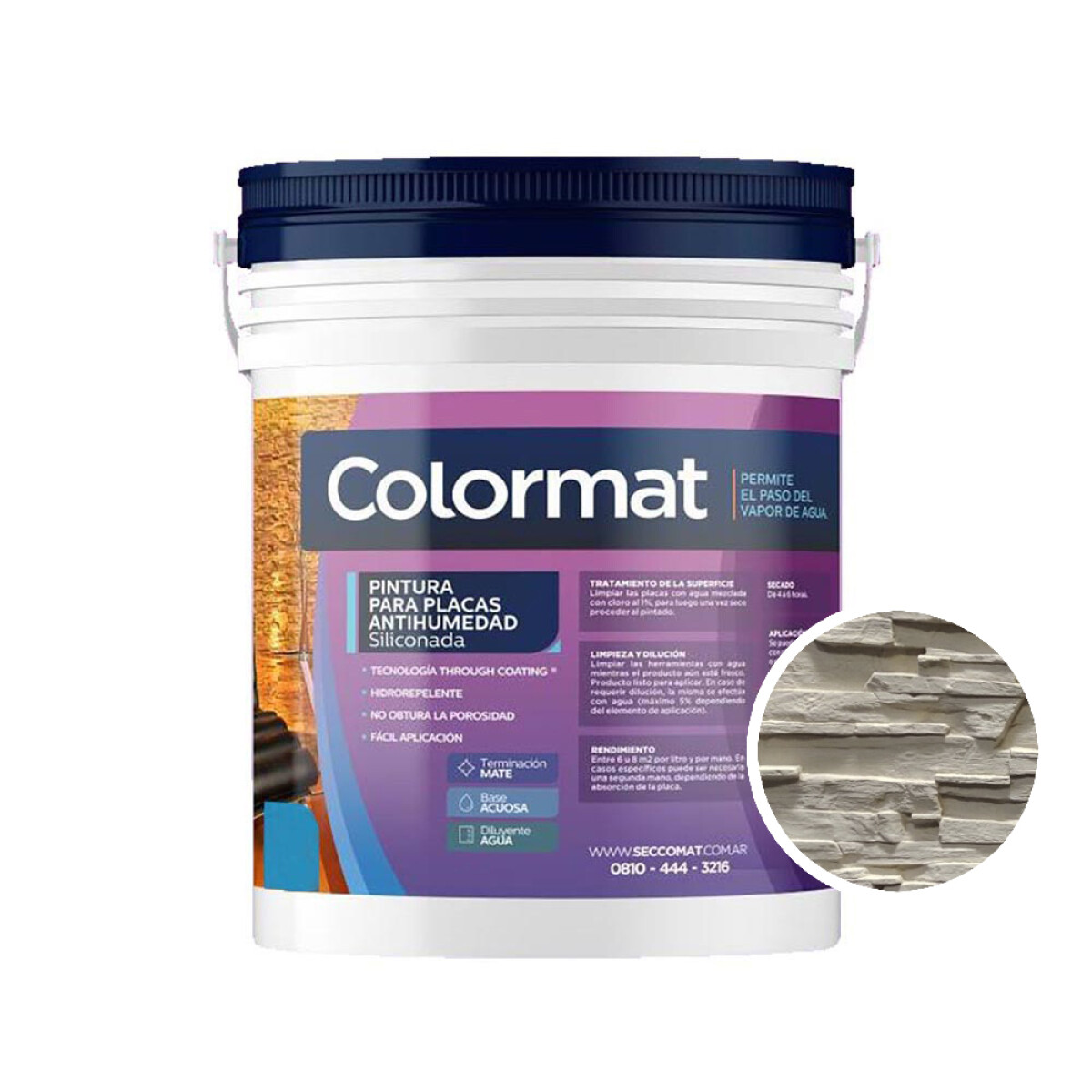 Pintura Antihumedad Color Beige / 1lt 