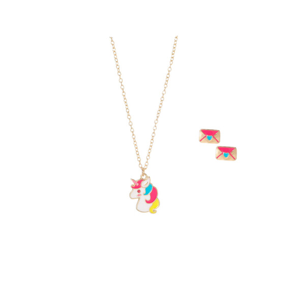 Set collar + caravanas diseño 1