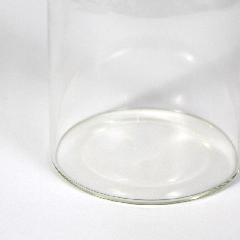 FRASCO DE VIDRIO C/TAPA 9X17.5CM Unica
