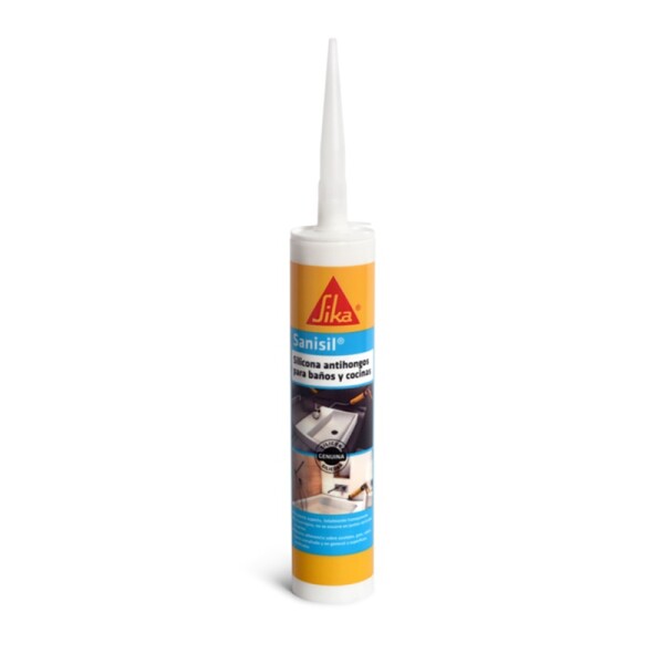 SILICONA SANISIL BLANCO 280cc Silicona Sanisil Blanco 280cc
