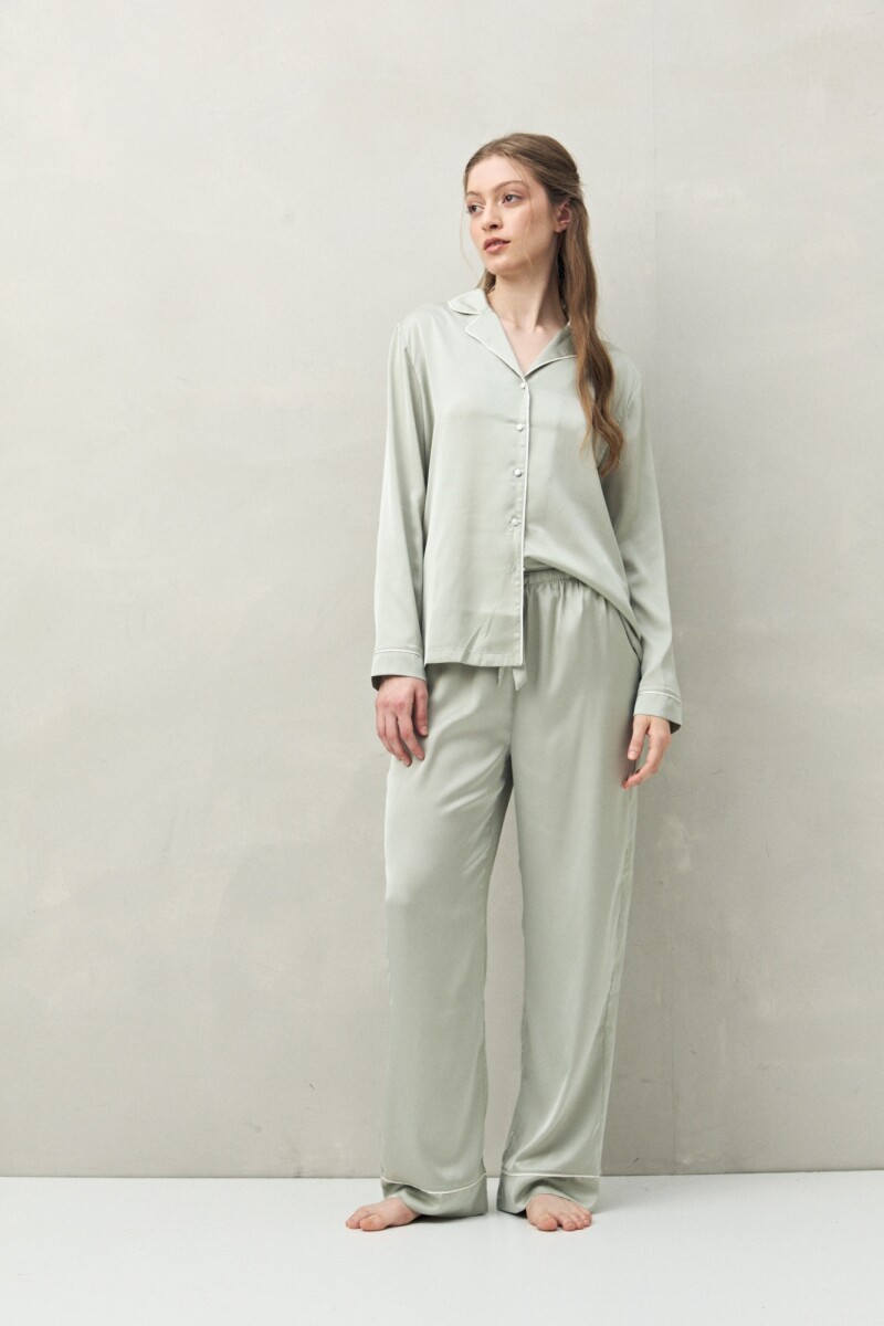 PANTALON LAVANDA Verde Grisáceo