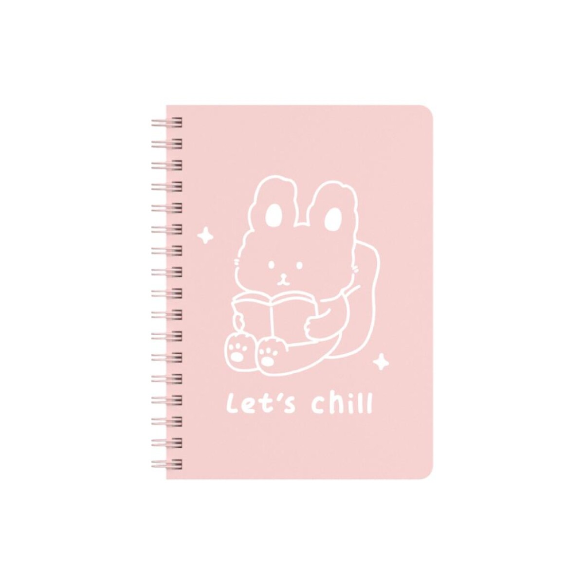 Cuaderno espiral animales A6 - rosa 
