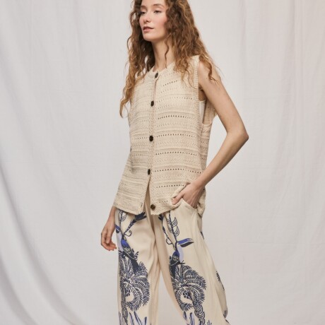 CHALECO IMAN Beige