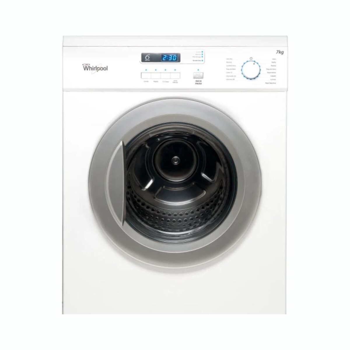 Secarropas WHIRLPOOL WSR07SBDWX Capacidad 7Kg Carga Frontal 