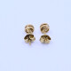 Caravanas oro 18k y brillantes Caravanas oro 18k y brillantes