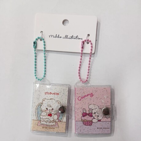 Llavero cuadernito MIKKO diseño 1